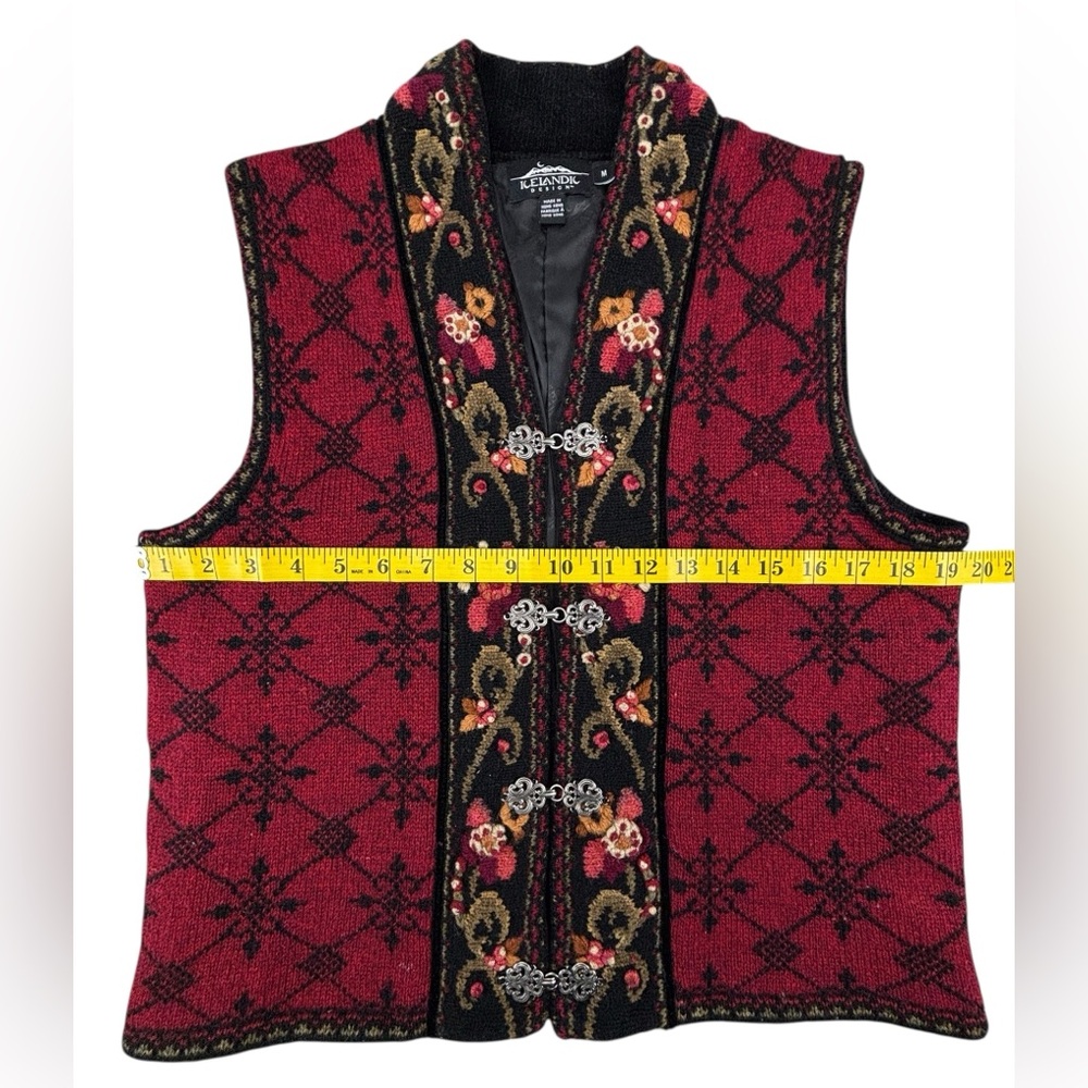 Icelandic Design | Vintage Nordic Wool‎ Vest | Medium | Excellent condition!! - Picture 5 of 6